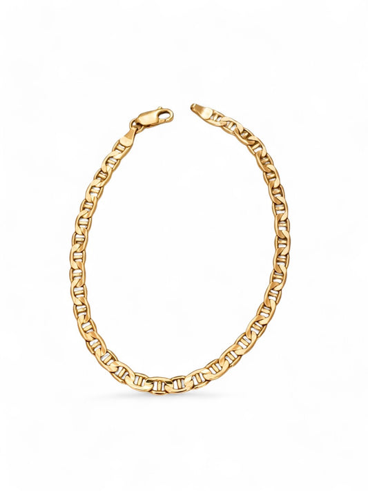 10K Yellow Gold Mariner Bracelet - Tinamel Jewellery