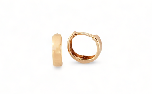 10K Yellow Gold Mini Hoops - Tinamel Jewellery