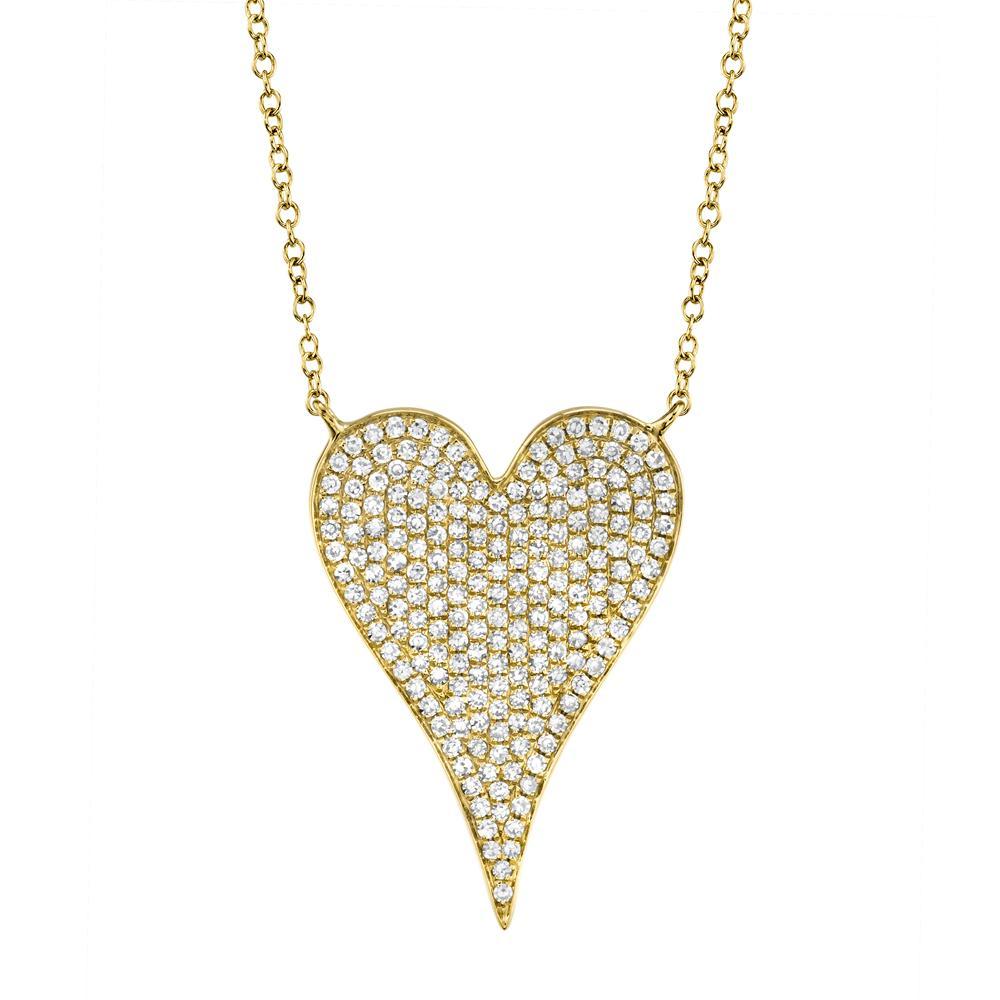 Diamond Heart Necklace - Tinamel Jewellery